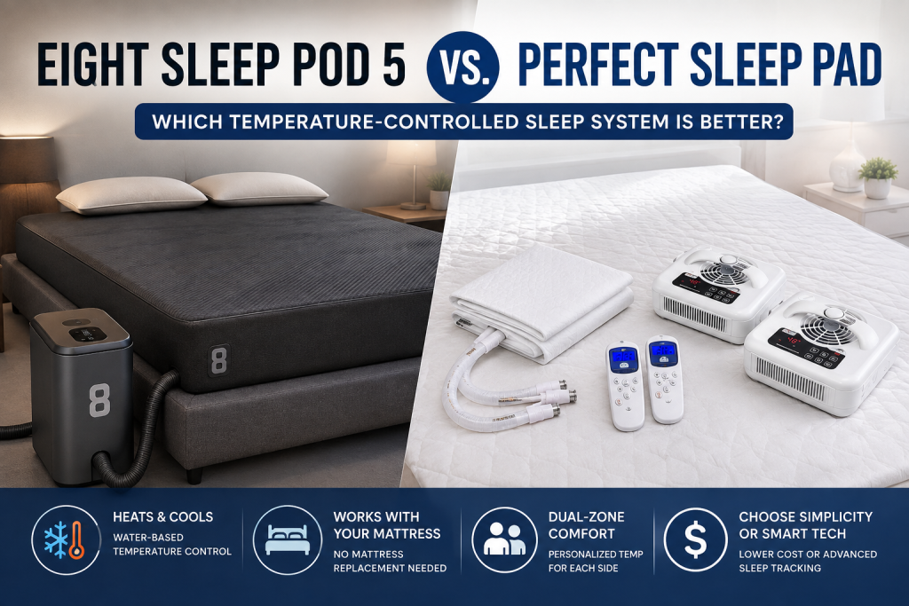 Eight Sleep Pod vs Perfect Sleep Pad